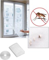 XL Horrengaas Met Velcro Klittenband - Vliegenhor Voor Raam - Zelfklevend Raamhoor Gaas - Muggenhor Op Maat Te Knippen - Muggengaas Insectenhor Centimeter - Anti Muggen/Vliegn/Insecten Hor - 