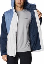 Columbia Inner Limits II Jacket Heren Outdoorjas Nimbus Grey, Bluestone, Collegiate Navy - Maat S