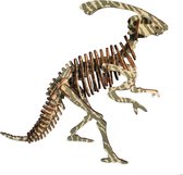 Bouwpakket 3D Puzzel Parasaurolophus van hout- kleur