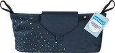 babylove Organizer voor kinderwagens en buggy's - donkerblauw met goud