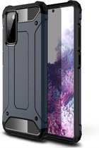 Armor Hybrid Back Cover - Samsung Galaxy S20 FE Hoesje - Donkerblauw