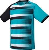 Yonex Badmintonshirt Heren Polyester Turquoise Maat S