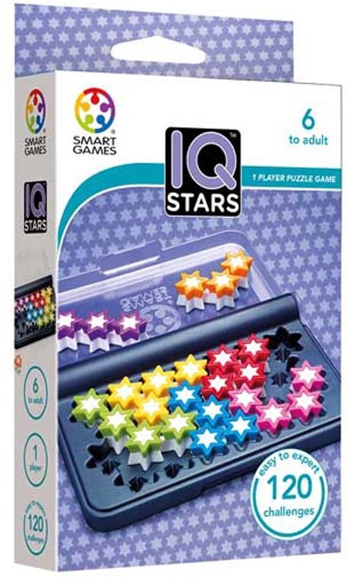 Thumbnail van een extra afbeelding van het spel Smart Games IQ Stars - Speelgoed - Spellen