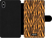 Wallet case - geschikt voor iPhone Xs Max - Tijgerprint