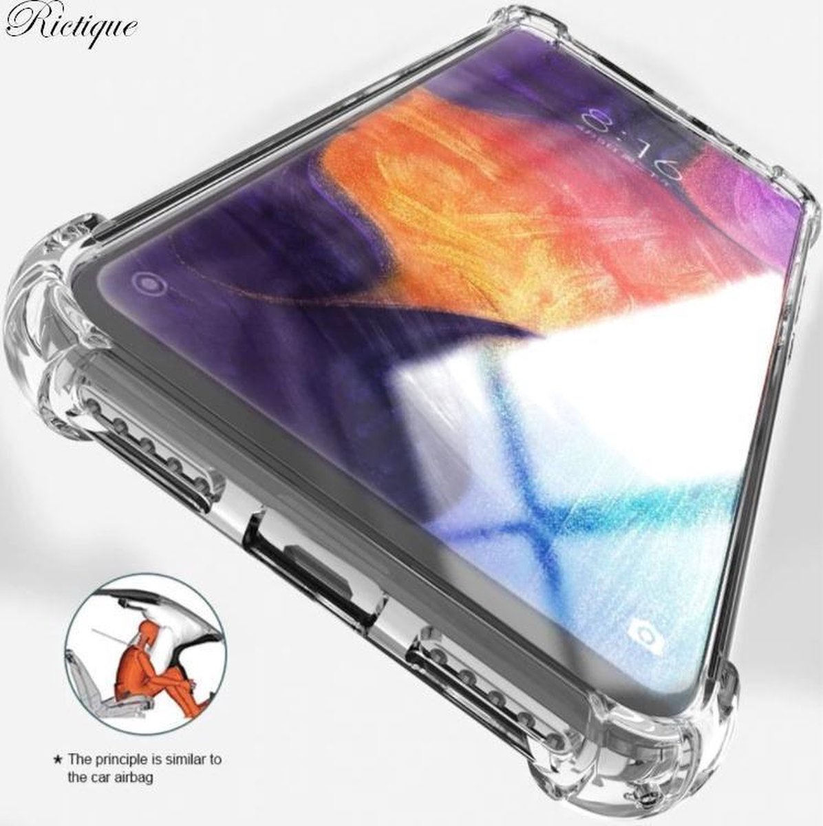 Telefoonhoesje - Geschikt voor Samsung S21 - Siliconen - Transparant - Stootbumpers
