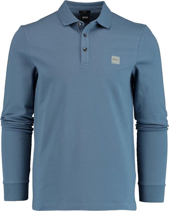 Hugo Boss 50387465 Polo met lange mouwen Maat M Heren