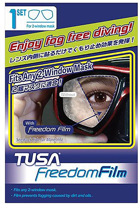 Film plastique anti-buée TUSA TA-200A pour masque ou masque de plongée