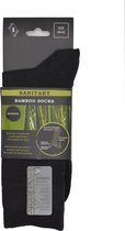 Bamboe sokken voor heren -  LOSSE ELASTIEK - 6 PAAR - Bruin - mannen maat 43/46 - Hoge kwaliteit