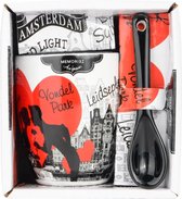 Memoriez Espresso Mok Amsterdan Zwart en Wit