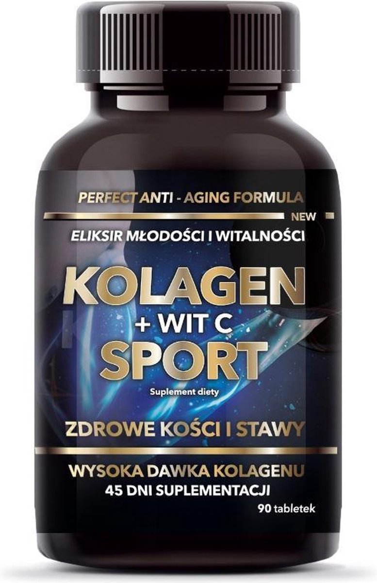 Intenson_eliksir M?odo?ci I Witalno?ci Kolagen + Witamina C Sport Suplement Diety 90 Tabletek