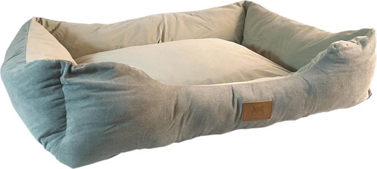 PillowPrim Hondenkussen, hondenmatras, kussen, hondenslaapplaats, bed, hondenmand, hondensofa, ovale matras, voor kleine honden, M - 70 x 50 cm, asgrijs, ecologisch linnen PillowPrim Hondenkussen, hondenmatras, kussen, hondenslaapplaats, bed, hondenmand, hondensofa, ovale matras, voor kleine honden, M - 70 x 50 cm, asgrijs, ecologisch linnen