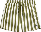 Beachlife Stripe Pesto zwembroek Jongens - Maat 134/140 - 8-10 jaar