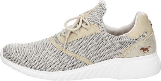 Mustang Dames sneakers Sneakers Laag - beige - Maat 43 | bol.com