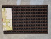 1x Coryl Schuurmat Topaze | Donkerbruin | 60x40cm| Buitenmat - Schoonloopmat - Schuurmat
