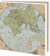 Kaartenmapje met env, vierkant: The World According To Blaeu, Het Scheepvaartmuseum