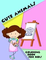 Cute Animals Coloring Book For Kids