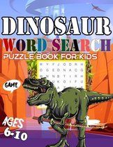 Dinosaur Word Search Puzzle Book for Kids ages 6-10