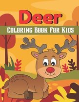 Deer coloring book for kids