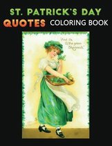 St. Patrick's day quotes coloring book