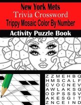 New York Mets Trivia Crossword Trippy Mosaic Color By Number Activity Puzzle Book