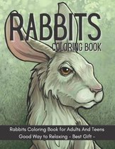 Rabbits Coloring Book