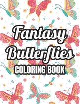 Fantasy Butterflies Coloring Book