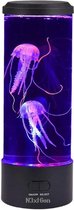 N3xtGen® Jellyfish Lavalamp XL – 3 kwallen – Nachtlamp – Design lamp – Lavalamp - LED lamp – 5 Kleuren – Super Sfeerlicht