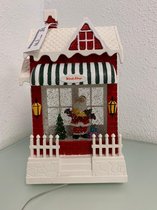 Kersthuisje - één stuk 23cm x 14cm