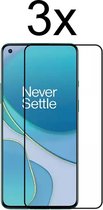 OnePlus 8T screenprotector - Beschermglas OnePlus 8t screen protector - Full cover - 3 stuks