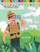 Amazing Animals Coloring Book