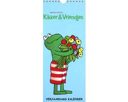 Verjaardagskalender - Kikker & Vriendjes - 13 X 33 cm