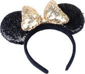 Minnie Mouse, diadeem, glitter, oren, goud