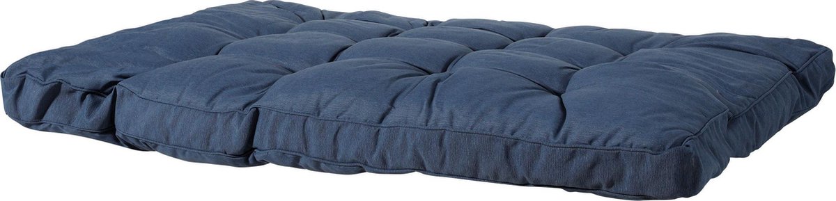 Bol.com Madison - Palletkussen - Loungekussen - Zitkussen - 120x80cm - Florance Saffier Blauw - Tuinkussen aanbieding