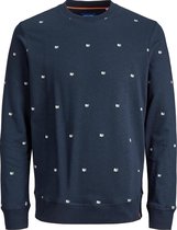 Trui Sweatshirt Jack & Jones Blauw dessin maat S