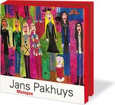 Kaartenmapje met env, vierkant: Meisjes, Jans Pakhuys