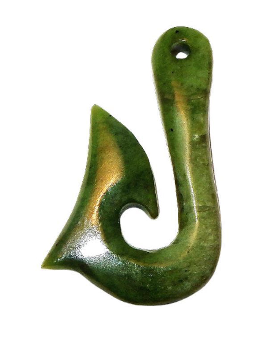 Pounami mannen symbool van natuurlijke Nefriet Jade
