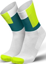 Incylence Running Sock Squares Canary