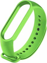 Siliconen bandje - geschikt voor Xiaomi Mi Band 5 / 6 - Groen
