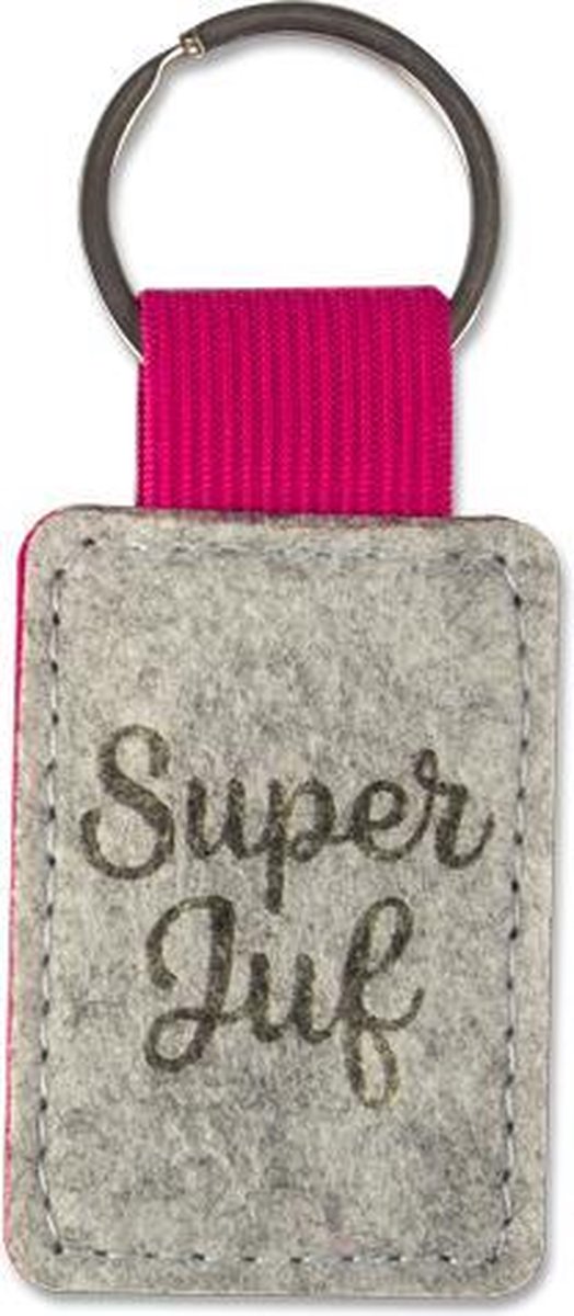 Juffen cadeau-Sleutelhanger- Superjuf
