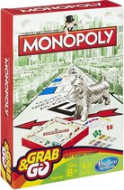 Monopoly Grab & Go - Reiseditie - Bordspel - Engelse versie