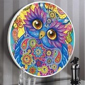 Diamond Painting Rond Frame Owl