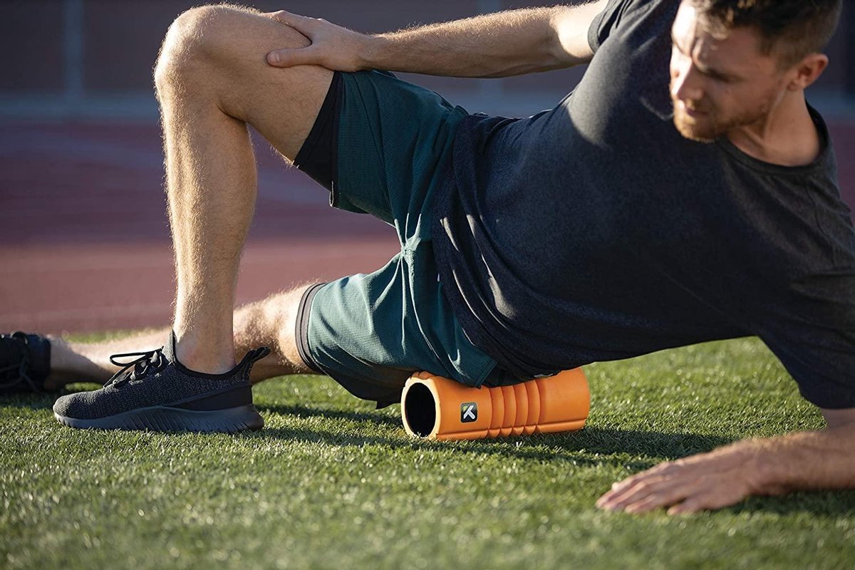 TriggerPoint - The Grid Travel - Zwart/ Oranje - Foam Roller - Massage Roller - Yoga - Pilates - Fitness thumbnail 4