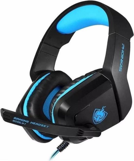 Multi-Platform Gaming Headset Over-Ear Hoofdtelefoon – Bedraad 3,5 mm Jack – Microfoon – LED – Geschikt voor PS5, PS4, Xbox One, PC, Laptop, Nintendo Switch
