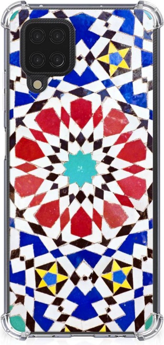 Samsung Galaxy A12 Anti-Shock Hoesje Mozaïek