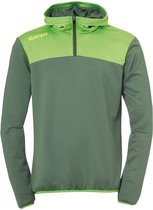 Kempa Emotion 2.0 Hoody met 1-4 Rits Kind Dragon Groen-Hope Groen Maat 116