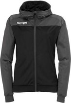 Kempa Prime Multi Jacket Dames Zwart-Antraciet Maat S