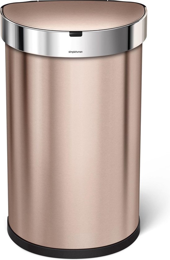 Mini poubelle, ronde, 4,5 L, inox - simplehuman