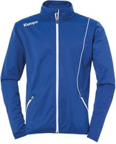 Kempa Curve Classic Trainingsjas - Maat S  - Mannen - blauw/wit