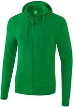 Erima Sweatjack Met Capuchon Smaragd Groen Maat XL