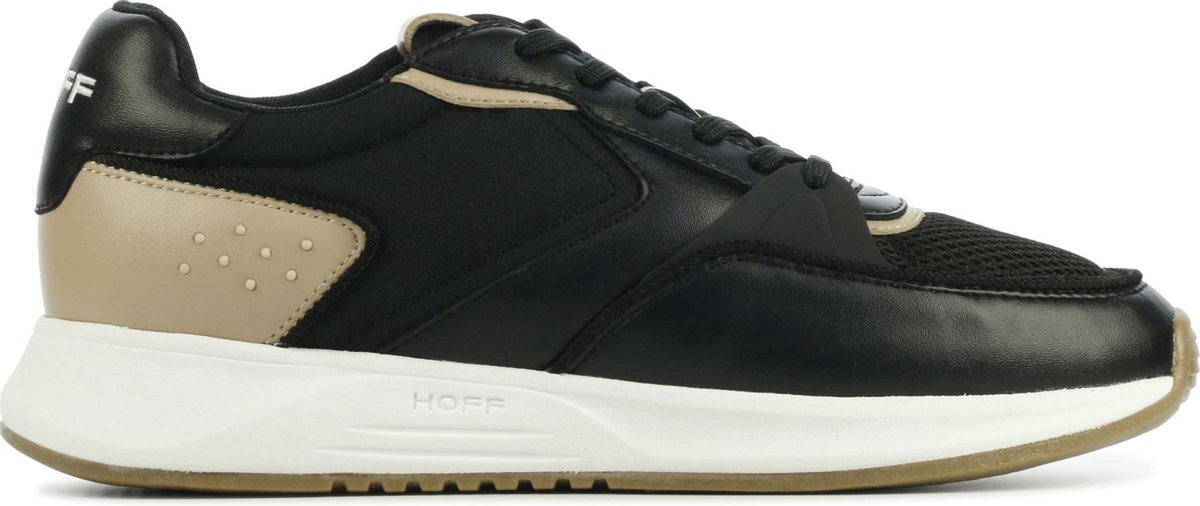 HOFF Vrouwen Leren Lage sneakers / Damesschoenen Soho Zwart Maat 41